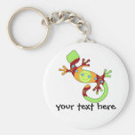 pop gecko orange keychains