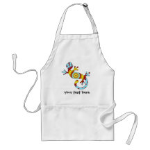 pop gecko sunburst apron