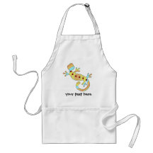 pop gecko swirly apron