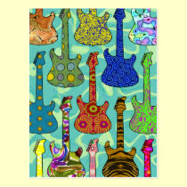 POP GUITARS postcards
