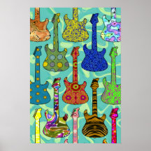 POP GUITARS POSTERS