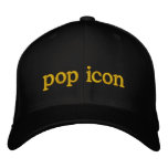 pop icon embroidered hats