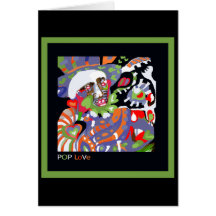 ** PoP Man In LoVe ** Greeting Card