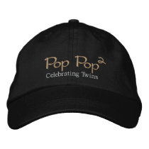 Pop Pop (2) Embroidered Baseball Cap