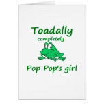 pop pop's girl greeting cards