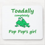 pop pop's girl mousepads