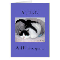 "Pop the Question" Wedding Proposal Card