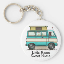 Pop Top Van Camper Keychain