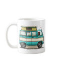 Pop Top Van Camper mugs