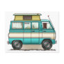 Pop Top Van Camper Post Cards