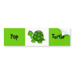 Pop Turtle bumper stickers