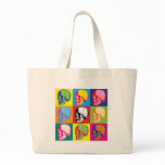 Popart skulls bags