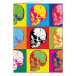 Popart skulls cards