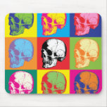 Popart skulls mousepads