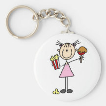 Popcorn and Cotton Candy Tshirts and Gifts Keychains