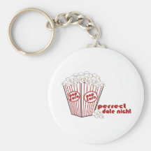 Popcorn Date Night Key Chain