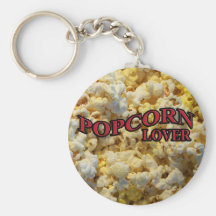 Popcorn Lover Gifts and Apparel Keychains