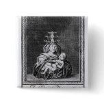 Pope Joan with her child Pinback Button