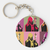 Pope John Paul II Keychain
