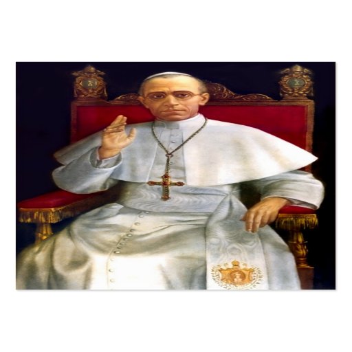 Pope Pius XII Prayer-card Business Card Template