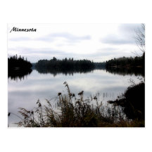 Poplar Lake in October Postcard