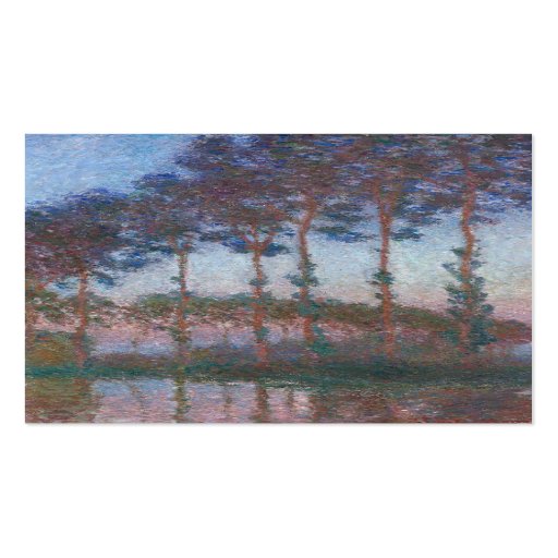 Poplars on the Banks of the River Epte - Monet Business Cards
