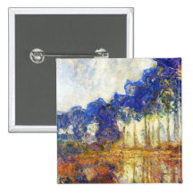 Poplars on the Banks of the River Epte Monet Pin
