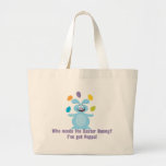 Poppa is My Easter Bunny Canvas Bag