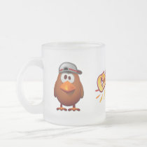Popper Frosted Glass Mug mugs