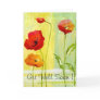 Poppies - Get Well Soon ! greeting card