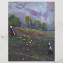 POPPIES IN A FIELD FLYER