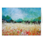 Poppies In The Cornfield Card