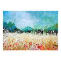 Poppies In The Cornfield Invitation
