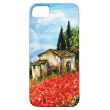 POPPIES IN TUSCANY