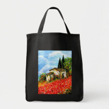 POPPIES IN TUSCANY BAG