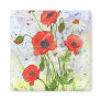'Poppies' Magnet
