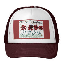 Poppies Mesh Hats