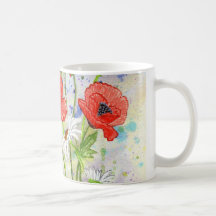 'Poppies' Mug