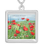 Poppies Personalized Necklace