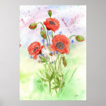 Poppies Poster