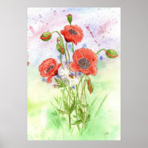 Poppies Poster