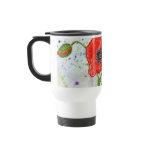 'Poppies' Travel Mug