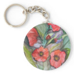 POPPIES -WATERCOLOUR keychains