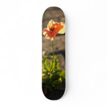 Poppy blooming custom skate board