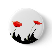 poppy collectioP Pinback Button