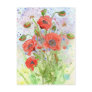 'Poppy Crowd' Postcard