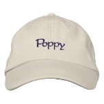 Poppy Embroidered Baseball Cap