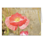 Poppy Expressions Believe Card
