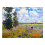 Poppy Field, Argenteuil, 1875 Claude Monet Postcard