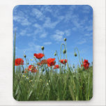 Poppy Field Mouse Pad